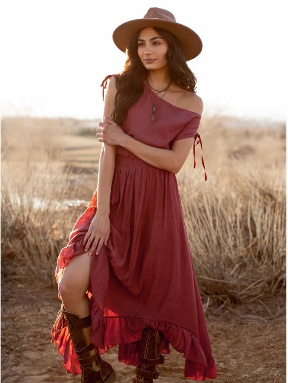 Joyfolie Gia Mesa Rose dress.